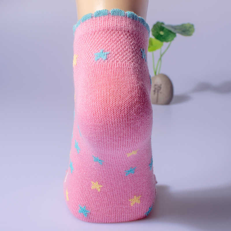 Women-Cute-Printing-Ankle-Socks-Cotton-Cartoon-Five-Toes-Breathable-Socks-1202725