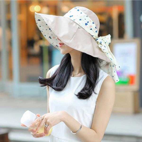 Women-Double-Sided-Wear-Outdooors-Beach-Sun-Protective-Hat-Driving-Anti-UV-Wide-Brim-Visor-Cap-1132713