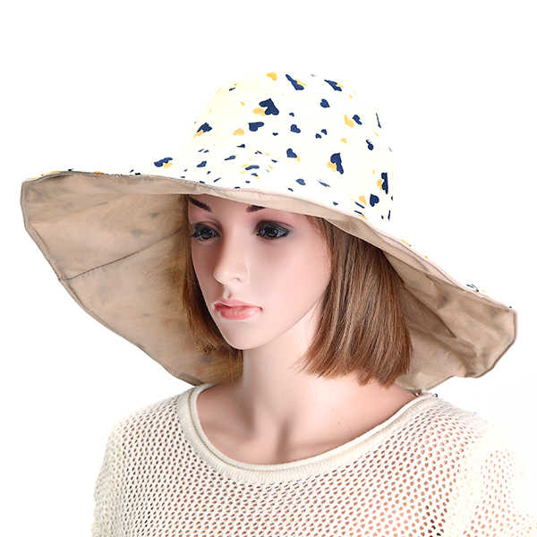 Women-Double-Sided-Wear-Outdooors-Beach-Sun-Protective-Hat-Driving-Anti-UV-Wide-Brim-Visor-Cap-1132713