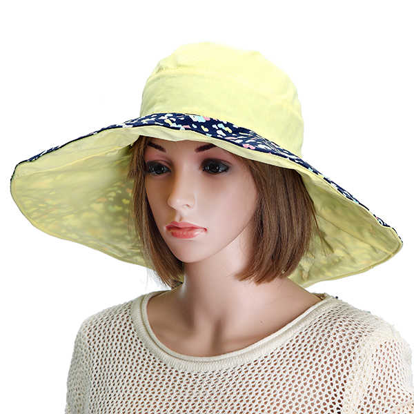 Women-Double-Sided-Wear-Outdooors-Beach-Sun-Protective-Hat-Driving-Anti-UV-Wide-Brim-Visor-Cap-1132713