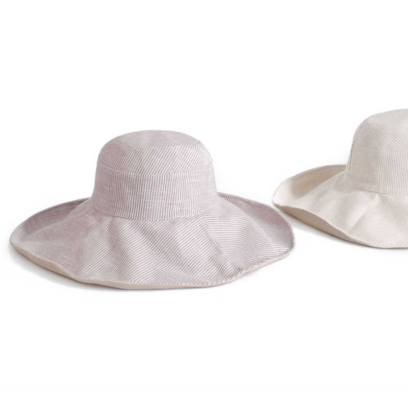 Women-Double-sided-Cotton-Linen-Floppy-Hat-Sunshade-Sun-Screen-Seaside-Hat-Stripe-Foldable-Hat-Bucke-1444769