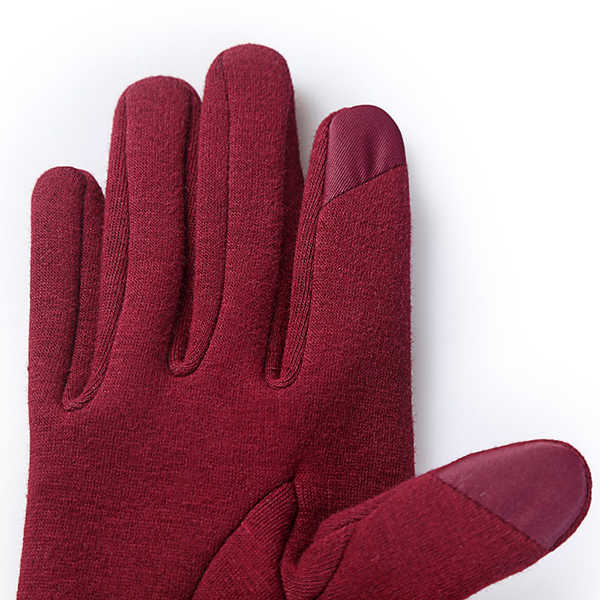 Women-Elegant-Winter-Plush-Warm-Gloves-Bow-Lace-Outdoor-Windproof-Christmas-Mittens-1229999