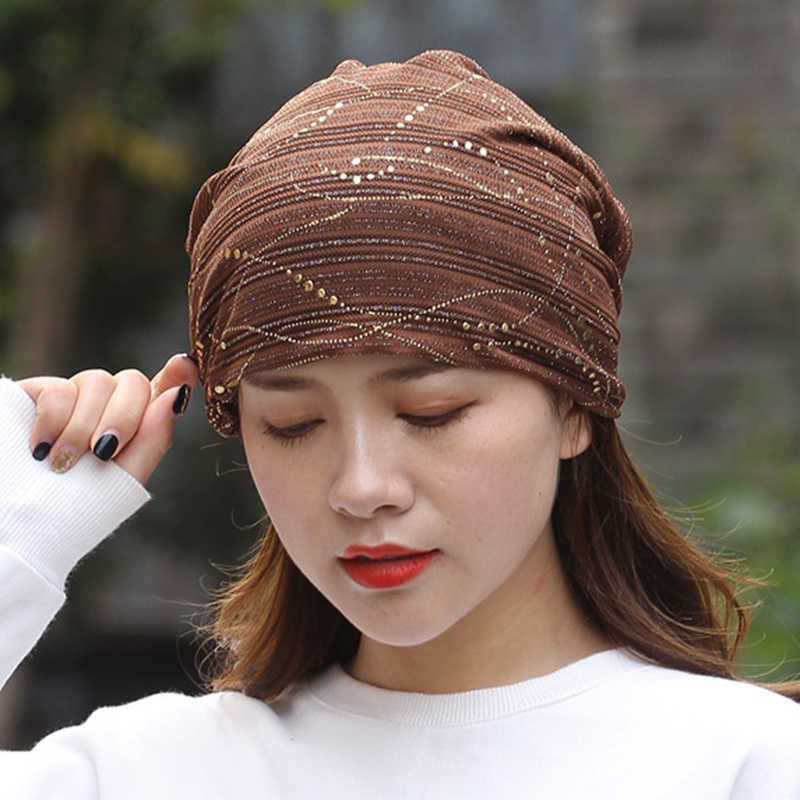 Women-Ethnic-Cotton-Breathable-Beanie-Cap-Fashion-Print-Brimless-Cap-1322803