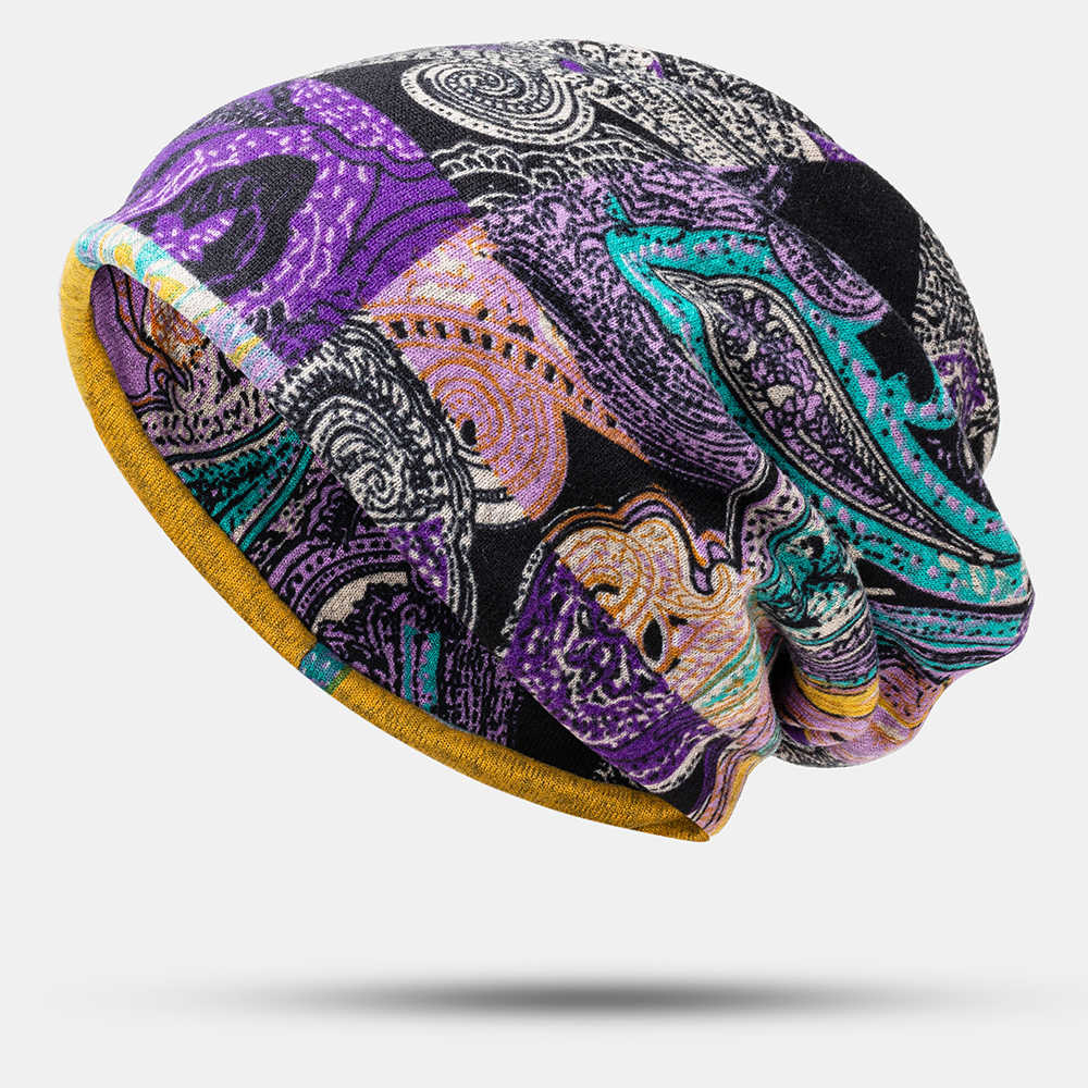 Women-Ethnic-Style-Cap-Printed-Adjustable-Beanie-Hat-1536856