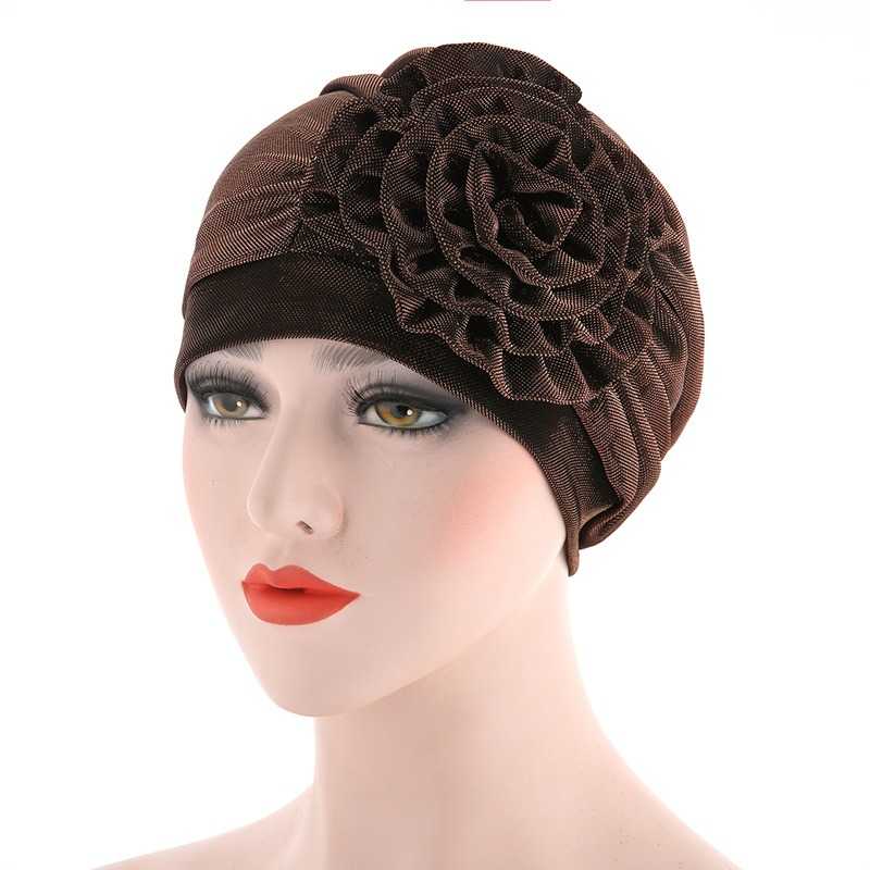 Women-Ethnic-Style-Flexible-Breathable-Side-Flower-Headband-Cap-Vintage-Turban-Cap-1428383