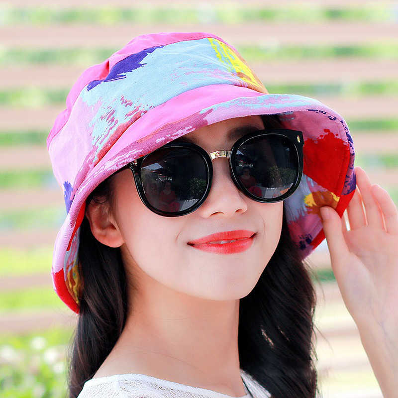 Women-Ethnic-Style-Sunscreen-Wide-Brimmed-Bucket-Hat-Sun-Protection-Fisherman-Cap-1433344