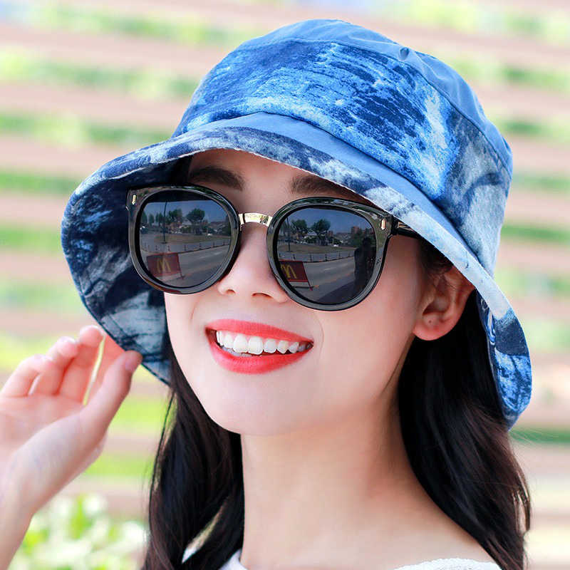 Women-Ethnic-Style-Sunscreen-Wide-Brimmed-Bucket-Hat-Sun-Protection-Fisherman-Cap-1433344