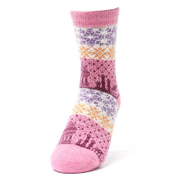 Women-Ethnic-Style-Winter-Wool-Blend-Warm-Middle-Tube-Socks-Casual-Thick-Snowflakes-Cute-Socks-1253428