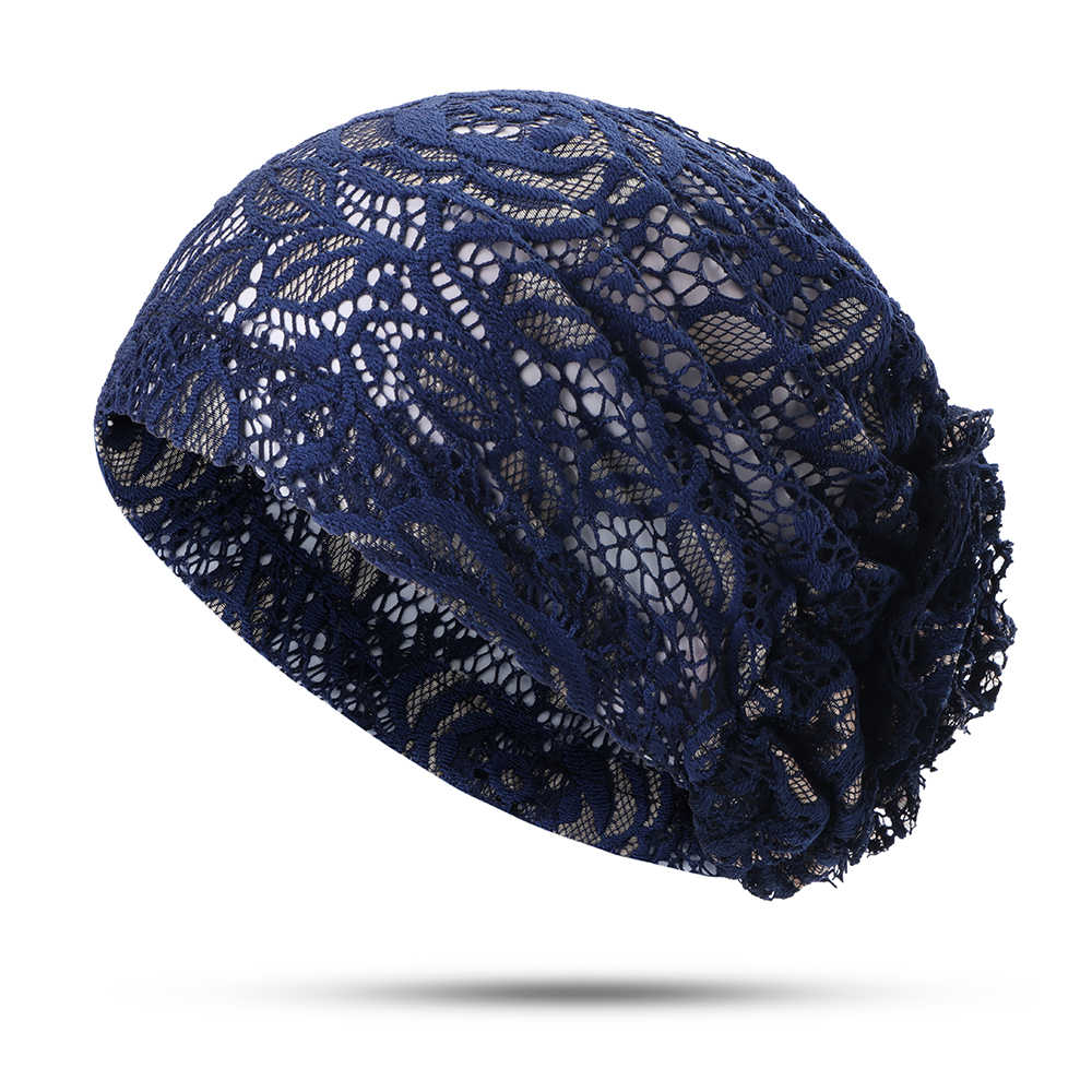 Women-Flower-Hollow-Lace-Beanie-Hat-Ethnic-Turban-Chemo-Cap-1406379