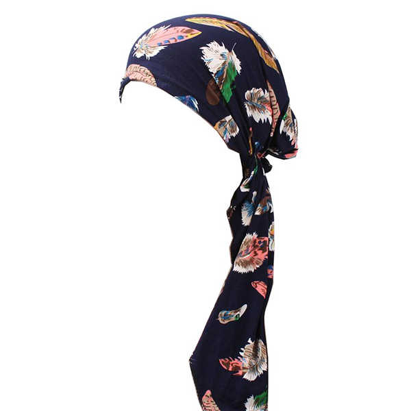 Women-Flower-Printing-Muslim-Cotton-Turban-Cap-Elastic-Casual-Breathable-Beanies-1203119