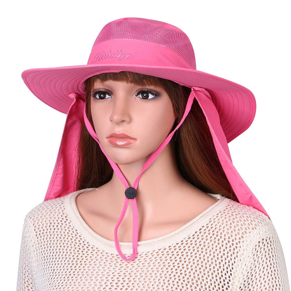 Women-Foldable-Face-Protection-Breathable-Removable-Solid-Sun-Hat-Outdoor-Travel-Beach-Sea-Cap-1449285