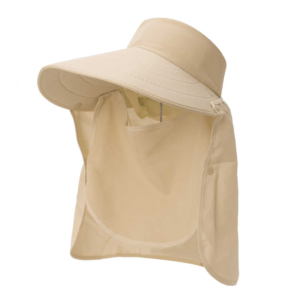 Women-Foldable-Face-Protection-Breathable-Solid-Sun-Hat-Summer-Outdoor-Travel-Beach-Sea-Cap-1439467