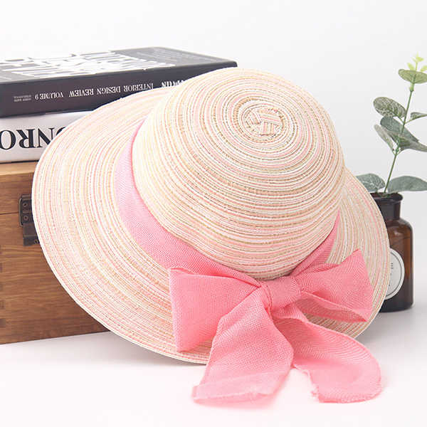 Women-Folding-Protable-Round-Top-Hats-Summer-Wide-Brim-Sunscreen-Beach-Hats-1274317