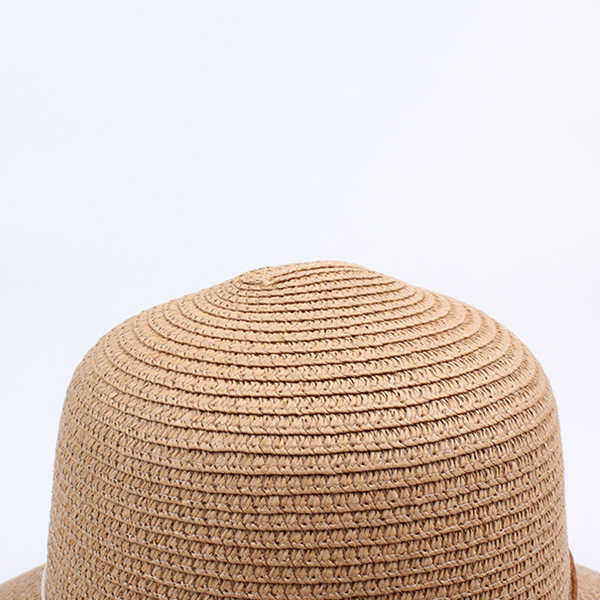 Women-Folding-Woven-Wide-Brimmed-Bucket-Hat-Outdoor-Bandage-Beach-Dress-Visor-With-Bowknot-1266954