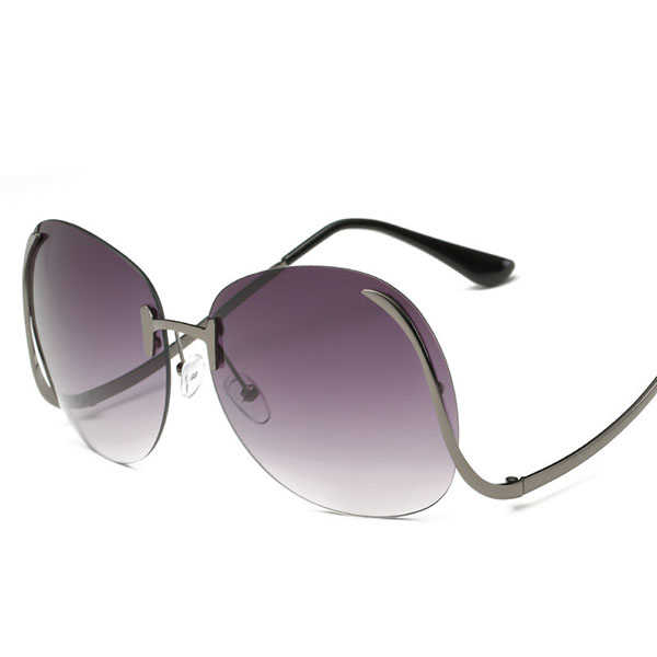 Women-Frameless-Curved-Leg-Anti-UV-Sunglasses-Gradient-Color-Lens-Glasses-1166568