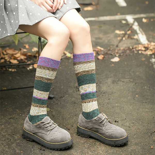 Women-Girl-Patchwork-Harajuku-Style-Long-Tube-Socks-Casual-Cotton-Warm-Elastic-Stockings-1244142