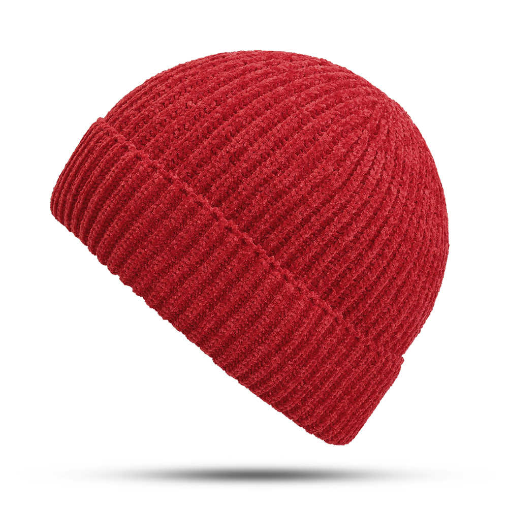 Women-Girls-Winter-Chic-Street-Hip-Hop-Hat-Rolled-Cuff-Knit-Melon-Cap-Beanie-Skullcap-1369175