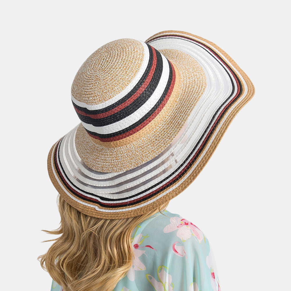 Women-Gradient-Hollow-Large-Edge-Cap-Travel-Shade-Straw-Hat-1509278