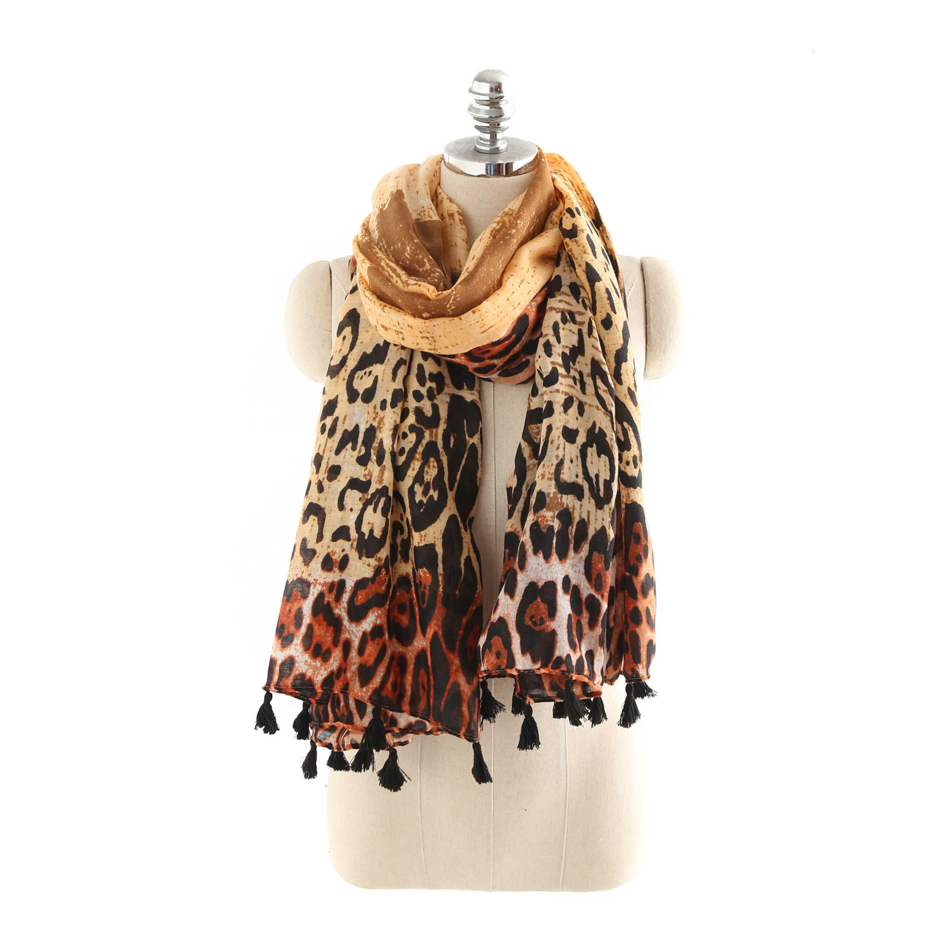 Women-Gradient-Leopard-Print-Fashion-Tassel-Fringe-Banquet-Leisure-Scarf-1403921