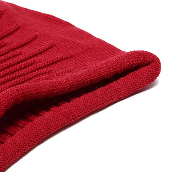 Women-Knitted-Woolen-Stripe-Beanie-Hat-Casual-Foldable-Warm-Head-Cap-952052