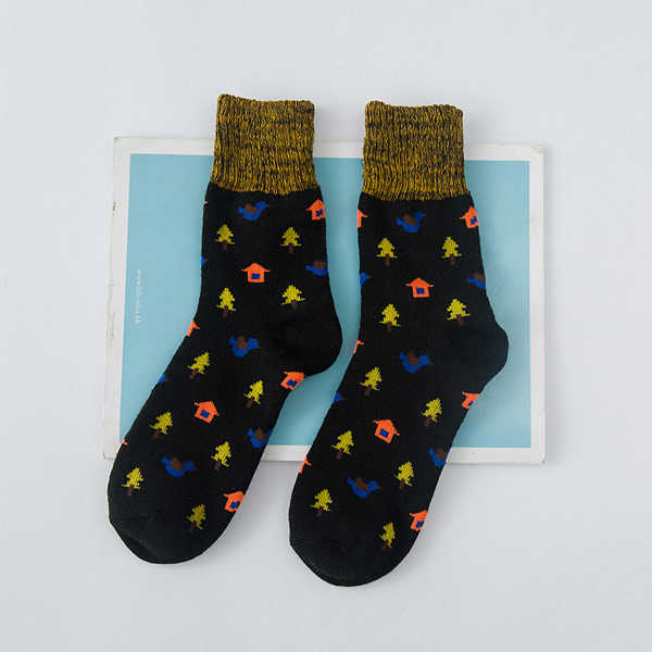 Women-Ladies-Cartoon-Tree-Printed-Cotton-Socks-Harajuku-Style-Design-Mid-Calf-Hosiery-1094404