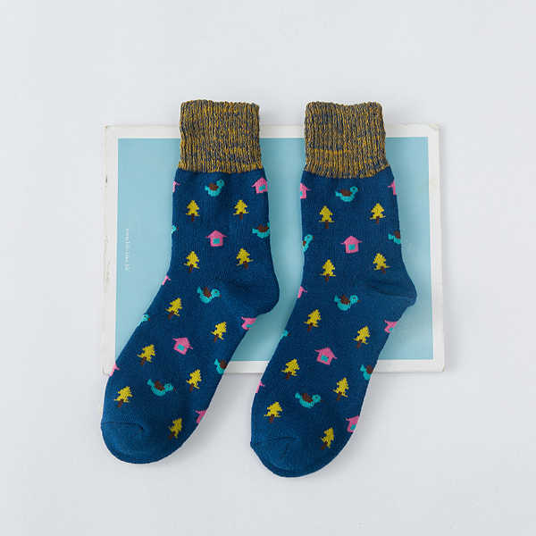 Women-Ladies-Cartoon-Tree-Printed-Cotton-Socks-Harajuku-Style-Design-Mid-Calf-Hosiery-1094404