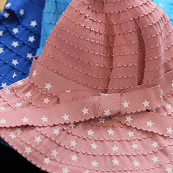 Women-Ladies-Folding-Star-Print-Anti-UV-Beach-Sun-Hat-Wide-Brim-Outdoor-Travel-Sunshade-Bucket-Hat-1148218