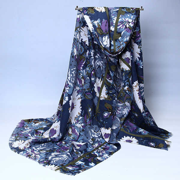 Women-Ladies-Peony-Flower-Printed-Cotton-Scarves-Floral-Tassel-Warm-Long-Shawls-1085001