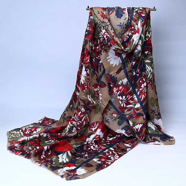 Women-Ladies-Peony-Flower-Printed-Cotton-Scarves-Floral-Tassel-Warm-Long-Shawls-1085001