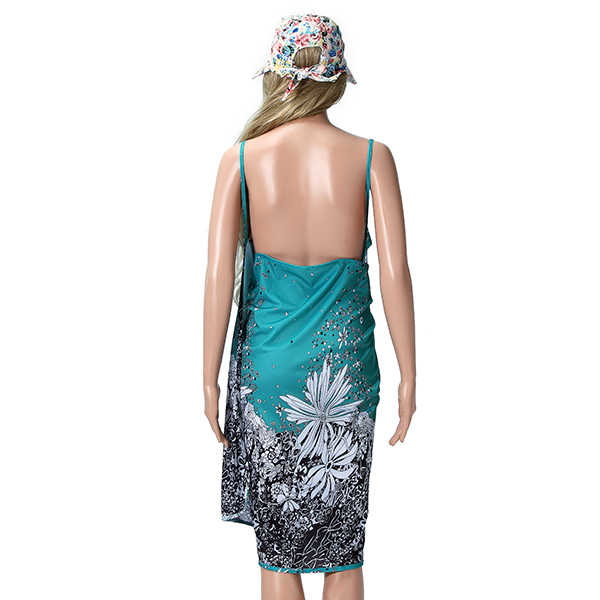 Women-Ladies-Summer-Printed-Spandex-Slip-Sun-Protective-Beach-Towels-Beach-Dress-1139429