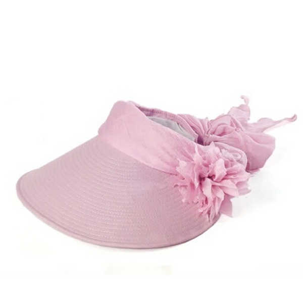 Women-Ladies-Summer-Uv-Proof-Sun-Hat-Outdooors-Gardening-Beach-Flower-Foldable-Visor-Hat-1129923