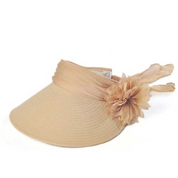 Women-Ladies-Summer-Uv-Proof-Sun-Hat-Outdooors-Gardening-Beach-Flower-Foldable-Visor-Hat-1129923