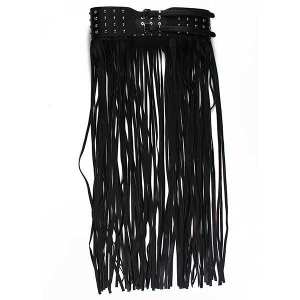 Women-Long-Fringe-Belt-Black-PU-Leather-Belts-Rivet-Long-Tassels-Pin-Buckle-Belt-1232546