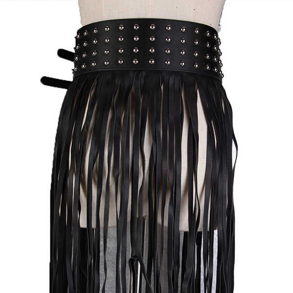 Women-Long-Fringe-Belt-Black-PU-Leather-Belts-Rivet-Long-Tassels-Pin-Buckle-Belt-1232546