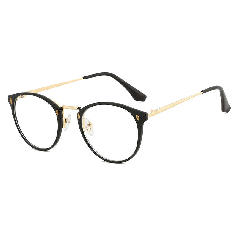 Women-Men-Casual-Metal-Frame-Optical-Glasses-Ground-Fashion-Blue-Light-Blocking-Glasses-1331939