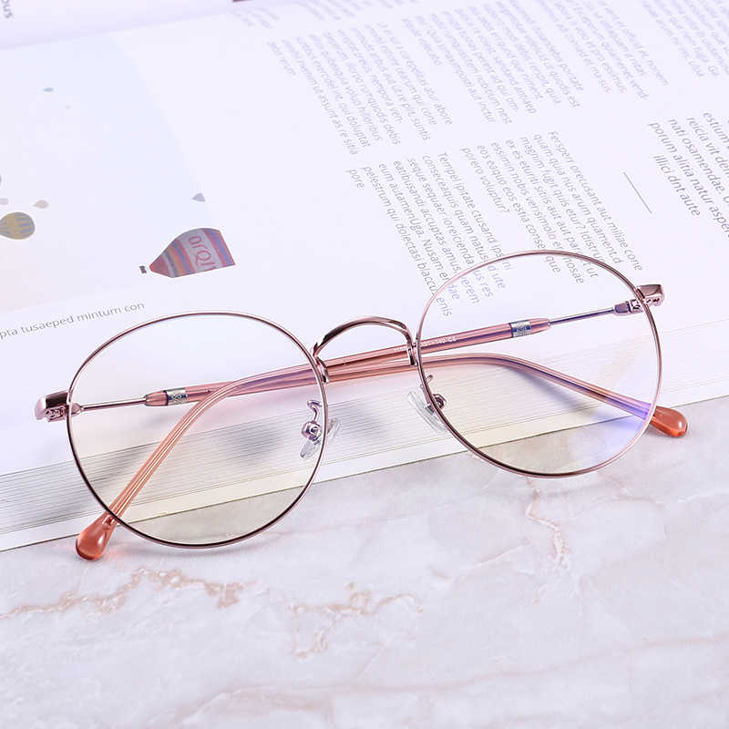 Women-Men-Casual-Round-Metal-Thin-sided-Myopia-Frame-Optical-Reading-Glasses-1331938