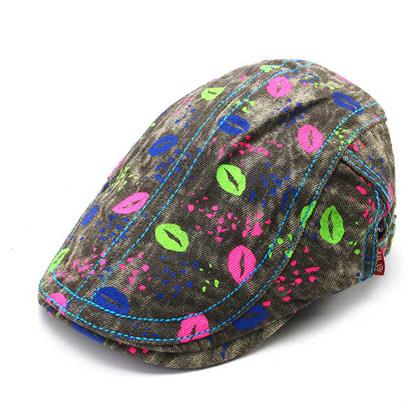 Women-Men-Cotton-Print-Beret-Peaked-Cap-Casual-Outdoor-Windproof-Warm-Hats-Adjustable-Casquette-Cap-1201384