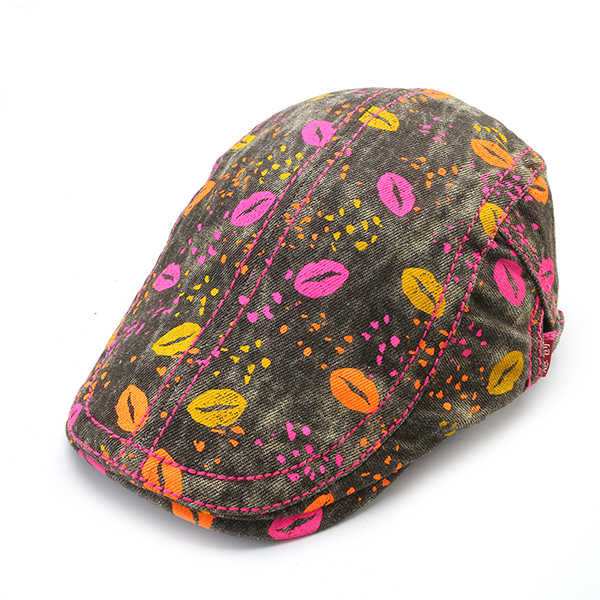 Women-Men-Cotton-Print-Beret-Peaked-Cap-Casual-Outdoor-Windproof-Warm-Hats-Adjustable-Casquette-Cap-1201384