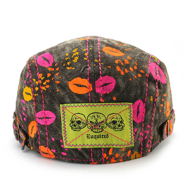 Women-Men-Cotton-Print-Beret-Peaked-Cap-Casual-Outdoor-Windproof-Warm-Hats-Adjustable-Casquette-Cap-1201384