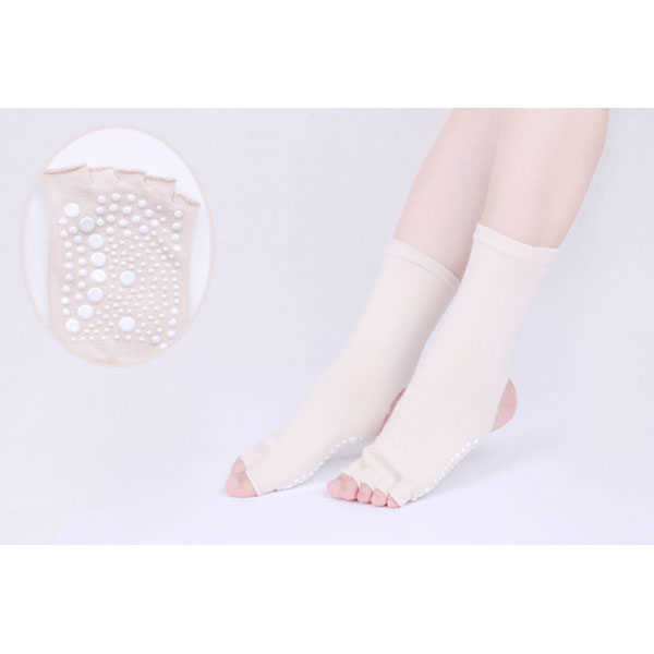 Women-Men-Five-Finger-Toes-Yoga-Socks-Bare-Heel-Toes-High-Tube-Non-Slip-Cotton-Stocking-1117050