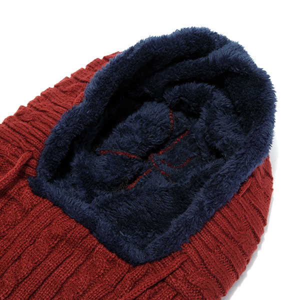 Women-Men-Thick-Knitted-Warm-Beanie-Cap-With-Earmuffs-Hooded-Scarf-Hooded-Neck-Cap-1226998
