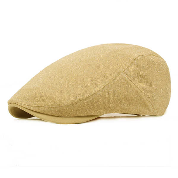 Women-Mens-Cotton-Solid-Beret-Caps-Casual-Adjustable-Forward-Hat-Peaked-Cap-1164186