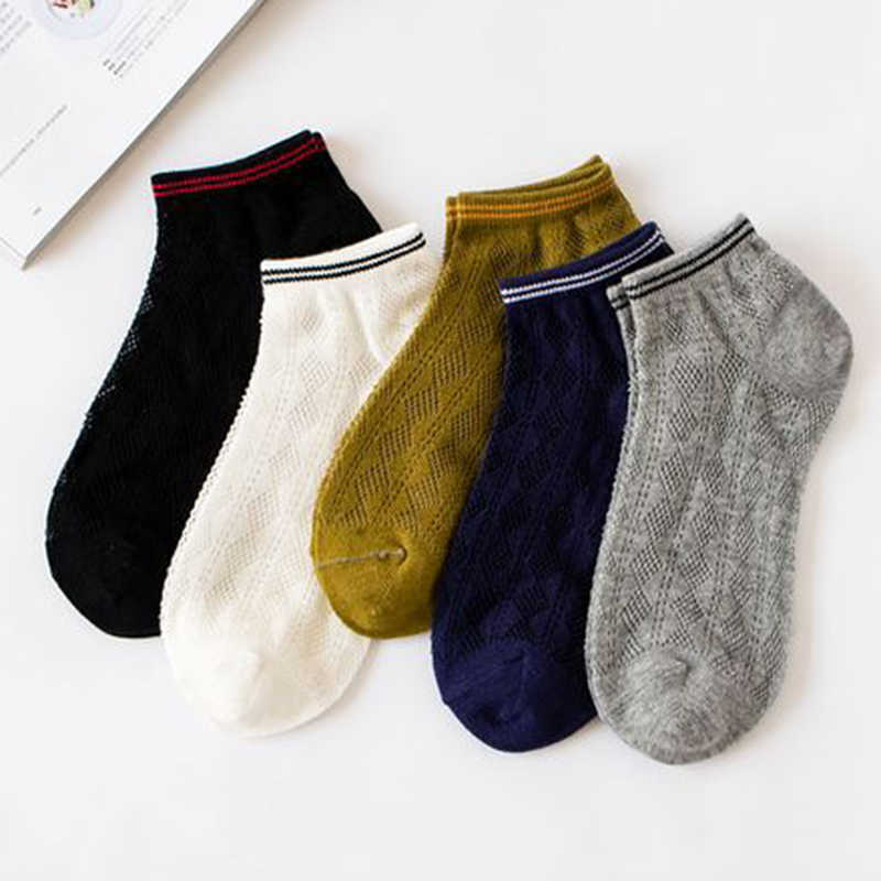 Women-Mesh-Breathable-Boat-Socks-Deodorization-Combed-Cotton-Low-Cut-Sock-1337873