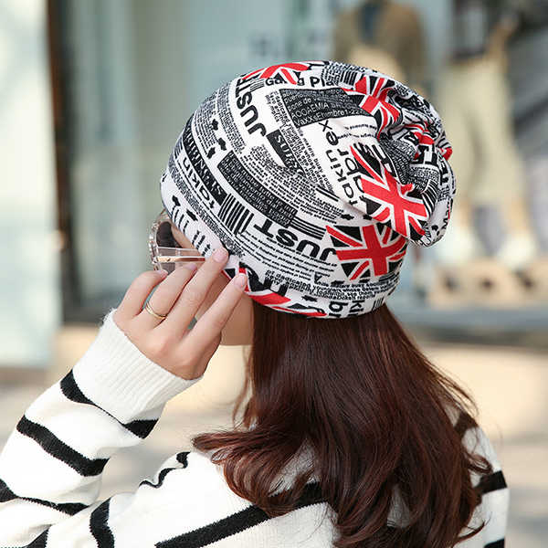 Women-Milk-Silk-Skullies-Beanies-Cap-Casual-Flag-Pattern-Daul-Use-Multifunction-Scraf-1194023