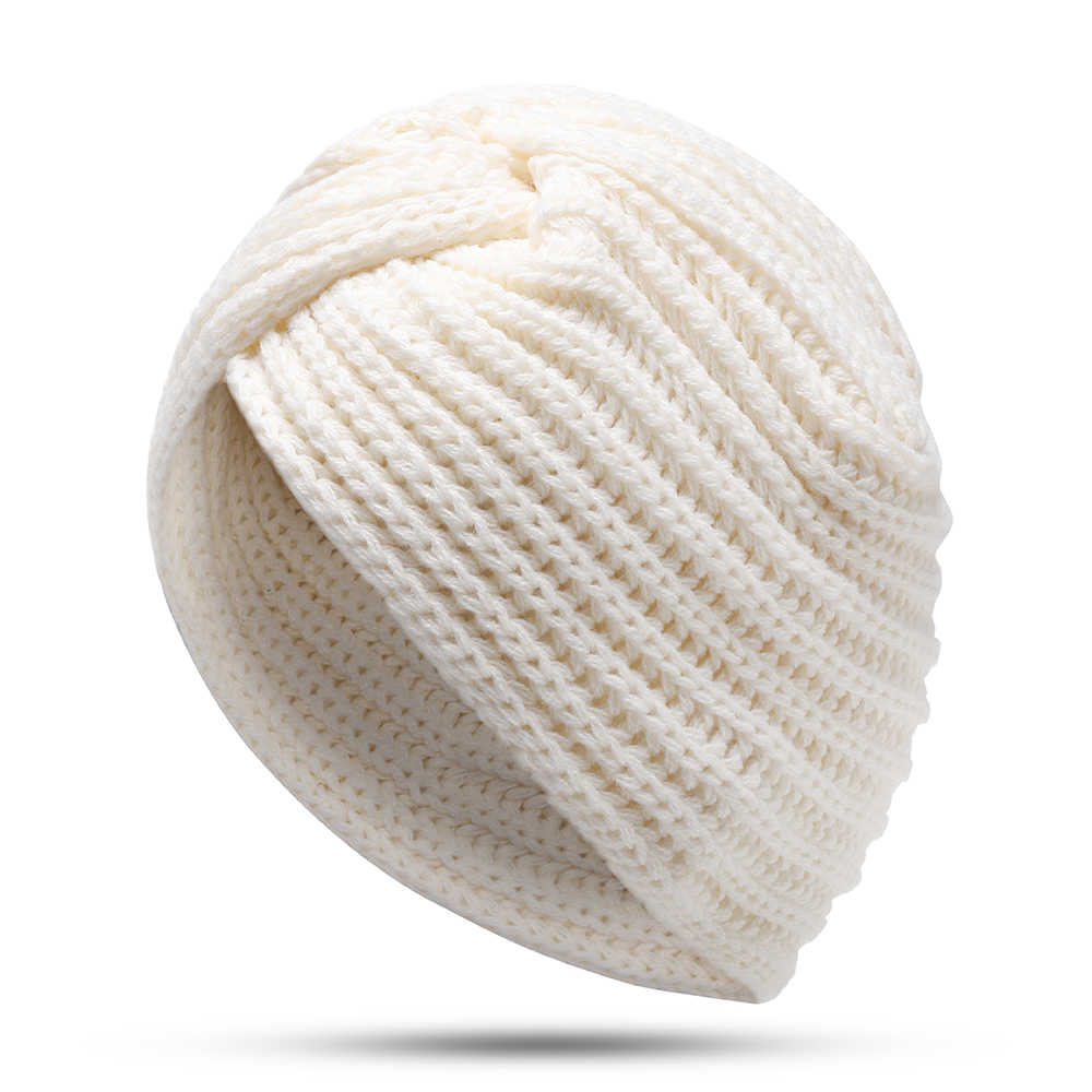 Women-Muslin-Indian-Yarn-Cross-Twist-Knit-Turban-Winter-Warm-Earmuffs-Beanie-Caps-1352376