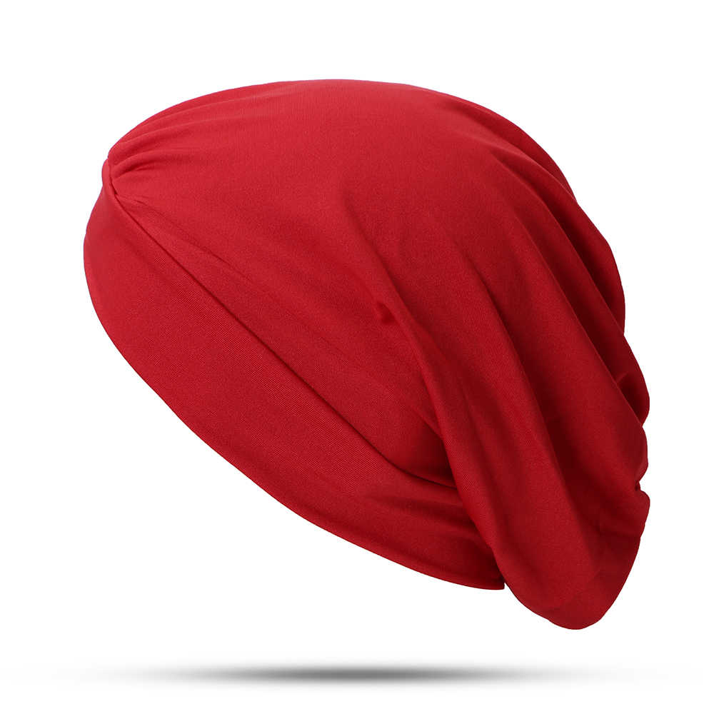 Women-New-Stretch-Cloth-Nightcap-Forehead-Cross-Folds-Indian-Hat-Turban-Cap-1456147