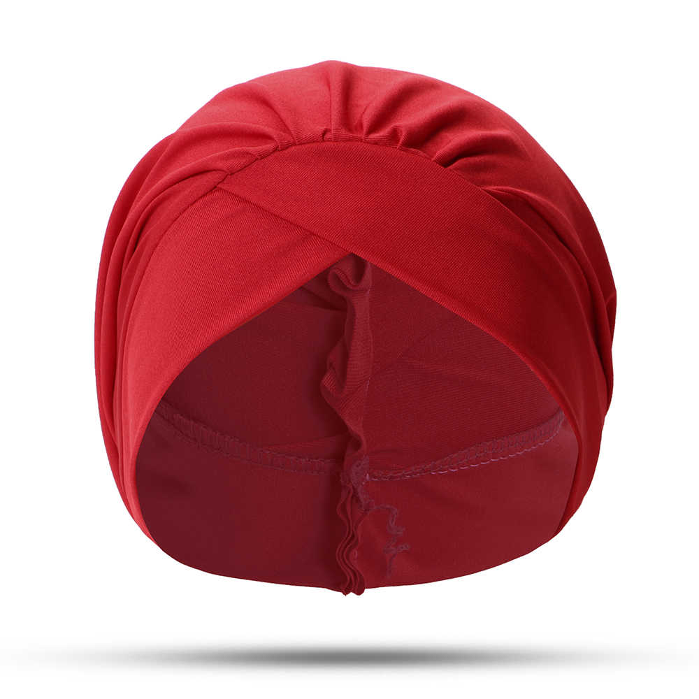 Women-New-Stretch-Cloth-Nightcap-Forehead-Cross-Folds-Indian-Hat-Turban-Cap-1456147