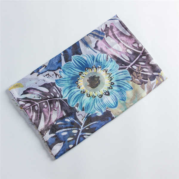 Women-Noble-Linen-Lightweight-Sunflower-Abstract-Painting-Scarf-Summer-Breathable-Flower-Shawl-1274850