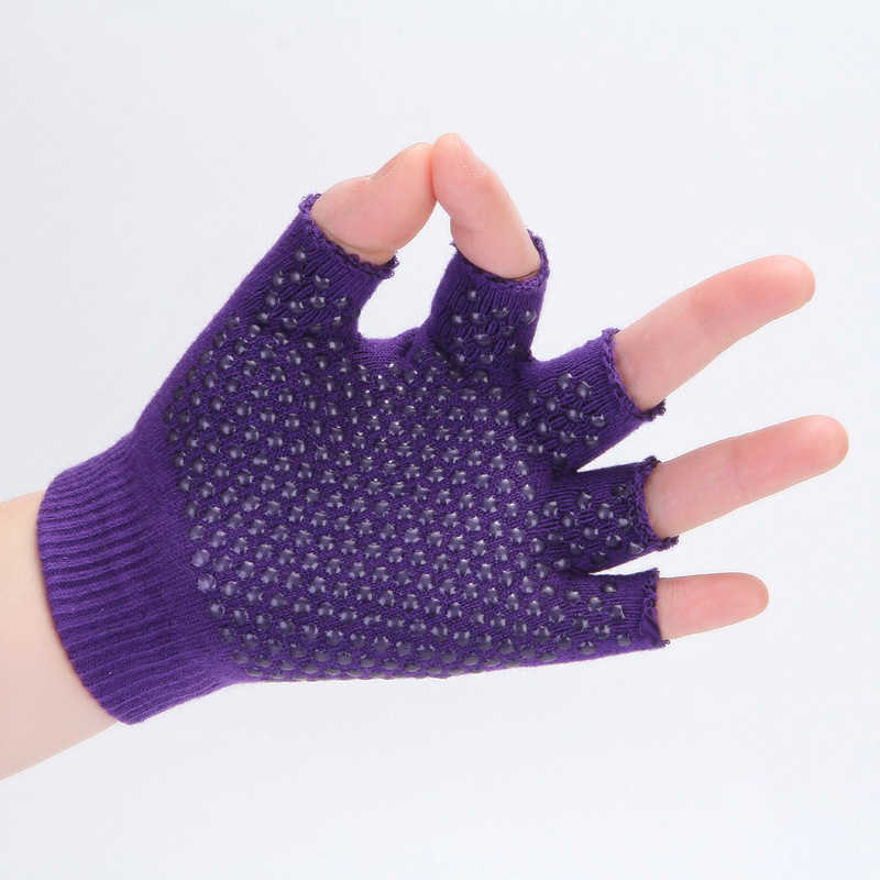 Women-Non-Slip-Sporty-Style-Design-Fingerless-Yoga-Gloves-Cotton-Open-Figure-Glove-1331164