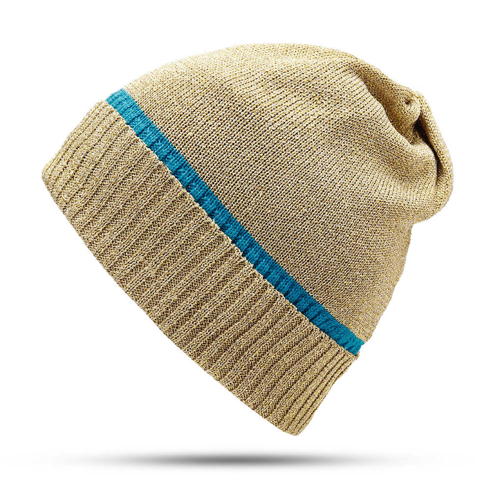 Women-Outdoor-Fashion-Bronzing-Knitted-Hat-Warm-Knit-Cap-1391003